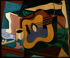Juan Gris - Csendélet gitárral - vakrámás vászon reprint