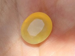 It's magical! 100% Term. Large Size Sun Yellow Opal Gemstone 3.44ct! (Vsi)! Its value is HUF 56,900!