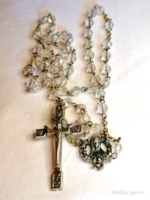 Large size Italian glitter glass beads with rosary, reader, rosarium. 128.