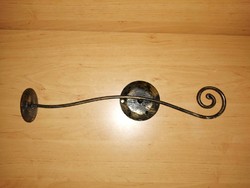 Wrought iron candle holder for wall mounting 35 cm (kv)