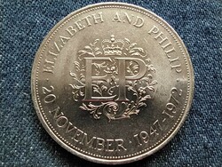Anglia 25 éves házassági évforduló II. Erzsébet és Fülöp 25 Új Penny 1972 (id63017)