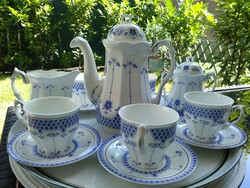 Bone china/snow white/long coffee porcelain set