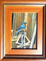 Czinege Zsolt (1967- ) Boldogság madara, olajfestmény