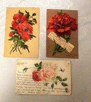 Antique floral postcards