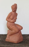 Alexander Oláh (1907-1983): terracotta nude, 1959