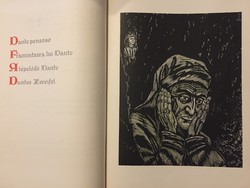 Woodcuts - gy. Illustrations by Béla Szabó for the divine drama