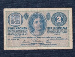 Osztrák-Magyar 2 Korona bankjegy 1914 (id63384)