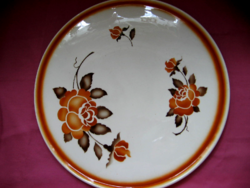 Art deco antique rose cake plate, tray