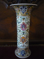 Persian pattern fischer vase with gold brocade 220630 5