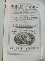 Biblia Sacra Vulgatae editionis , Velence, 1779