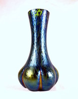 Circa 1900 Iridescent glass vase by Wilhelm Kralik!