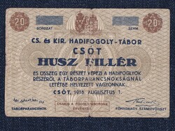 CS. és K. Hadifogoly-tábor Csót 20 fillér szükségpénz 1916 (id62806)
