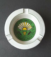 Egyesült Zöldmező Mgtsz. Vácszentlászló porcelán hamutartó