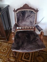 Armchair with old German armrests