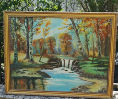 Nagybánya painter: autumn forest