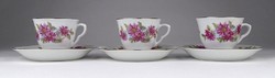 1J347 Chinese porcelain coffee cup 3 pieces