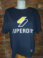 Superdry dark blue women's r.Sleeve t-shirt uk16