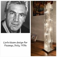 Carlo nason Murano glass floor lamp, 1969