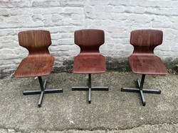 Flötotto school chairs (3 pcs)