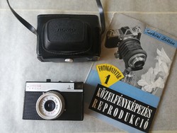 Lomo Smena 8M fényképezőgép eredeti tokkal + ajándék 1957-es kiadású fotós könyv