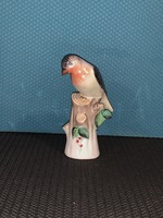 Herend hand-painted approx. 10Cm high 6.5cm wide porcelain bird.