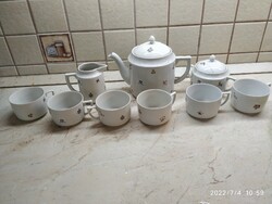 Porcelán teáskészlet eladó! Zsolnay jelzett készlet