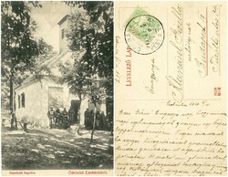 Régi képeslap - Csobánka Szentkúti kápolna 1911