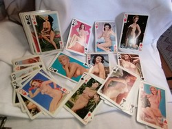 In the original box of a nude model card deck from the seventies!