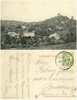 Old postcard - csobánka villa group 1913