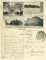 Régi képeslap - Üdvözlet Vácról 1913