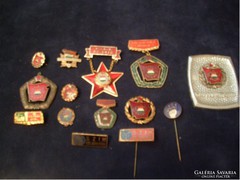 14 pcs, socialist collection badges are only sold together