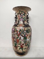 Antique Chinese porcelain large painted still life vase 812 5643