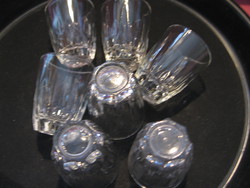 Retro 8-angled half glass Salgotarjáni, st