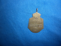 Old copper Belgian railway sport pendant