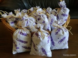 Fresh lavender flowers in bags