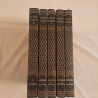 Uj idők lexikona 1-5. kötet Singer és Wolfner Irodalmi Intézet 1936