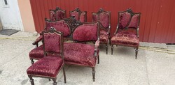 6-piece antique sofa set...