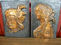 2 copper pictures for sale together