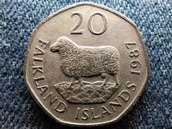 Falkland-szigetek II. Erzsébet (1952-) 20 Penny 1987 (id60639)