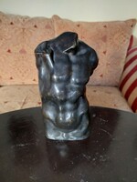 Kortás bronz torz férfi test