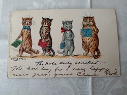 Éneklő macskák Louis Wain grafika