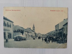 Sárospatak, Kossuth Lajos utca, piac-jelenet, 1913