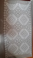 Large lace curtain or tablecloth, 2 meters long