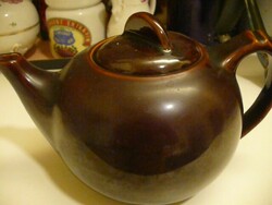 Gorka geza brown glazed teapot