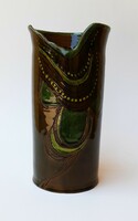 Large vase in the colors of autumn - Bacco ceramics