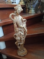 Kinai kerámia szobor, 50 cm-es magasságú, lakberhez kiváló.