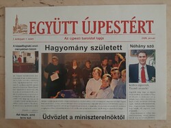 Újpest left-wing paper i. Year 1. Issue January 2009