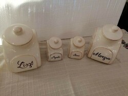 Spice holder with a rustic, antique effect