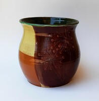 Large tricolor kaspó - Bacco ceramics