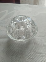 Régi szép üveg ikebana  5 cm magas